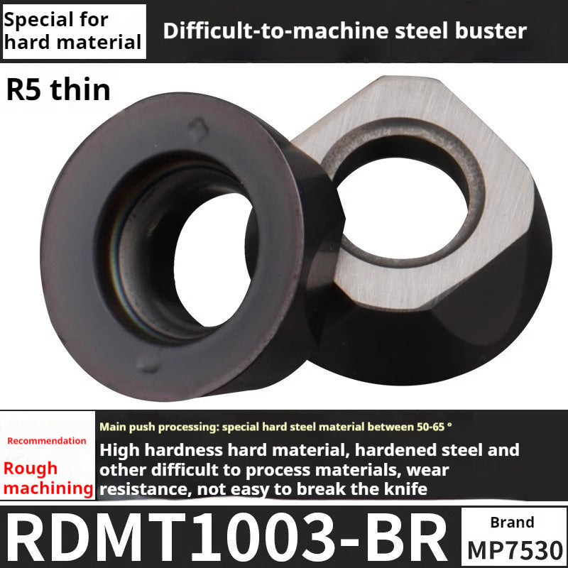 2036-CNC milling inserts, RPMW carbide R5 machining center, R4 milling machine, R6 milling inserts, RPMT round cutter cutters Shandong Denso Pricision Tools Co.,Ltd.